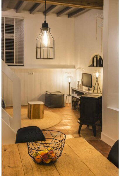 BIG WHITE SLV FENDA, stolní lampa, podstavec svítidla, A60, černá, bez stínítka, max. 40 W, vč. vypínače v síťovém kabelu 155540