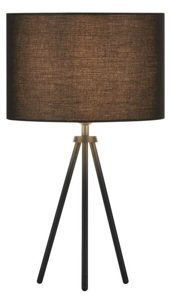 BIG WHITE SLV FENDA, stolní lampa, podstavec svítidla, A60, černá, bez stínítka, max. 40 W, vč. vypínače v síťovém kabelu 155540