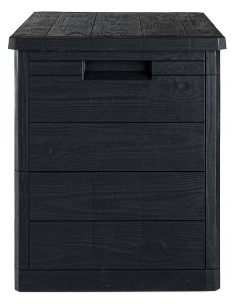 TOOMAX WOODYS zahradní plastový úložný box 160 L - grafit