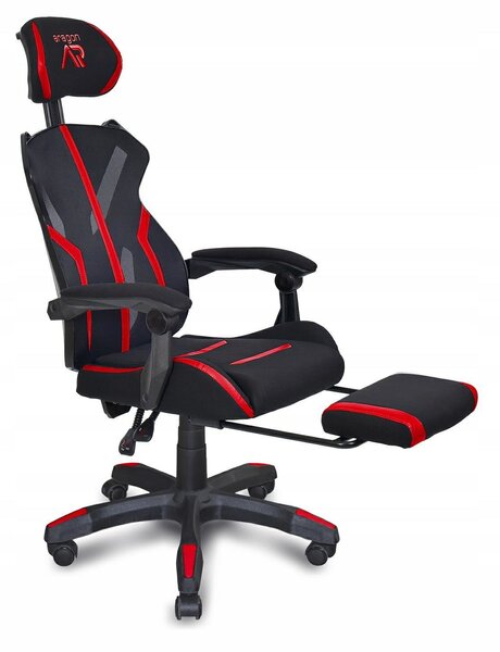 Herní židle Doron černá/červená