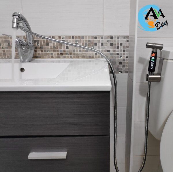 AVAbay® ruční sprcha pro toaletu, nástavec na bidet pro teplou a studenou vodu