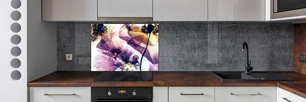Dekorační panel sklo Suché máky pksh-113859172