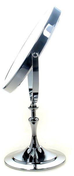 Zrcadlo TUKA, stojací, 5x zvětšení, průměr 8 palců, kosmetické zrcadlo, otočné o 360°. Verc