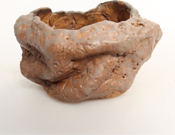 E-bonsai Keramická Skořápka 8 x 7,5 x 4,5 cm zelená
