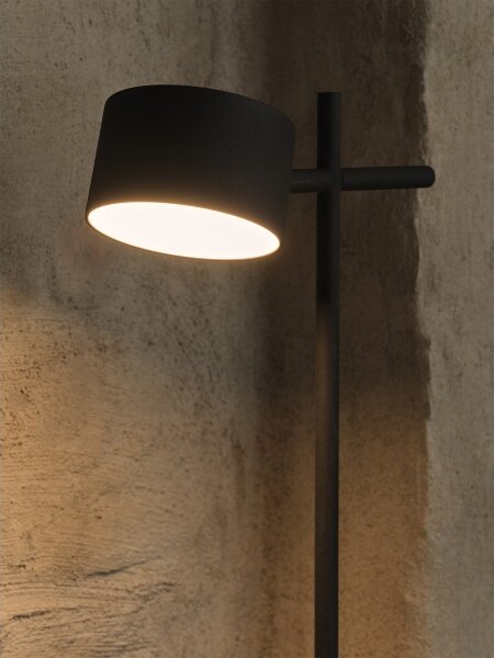 Osram - LED Stmívatelná stojací lampa DECOR KYOTO LED/12W/230V černá