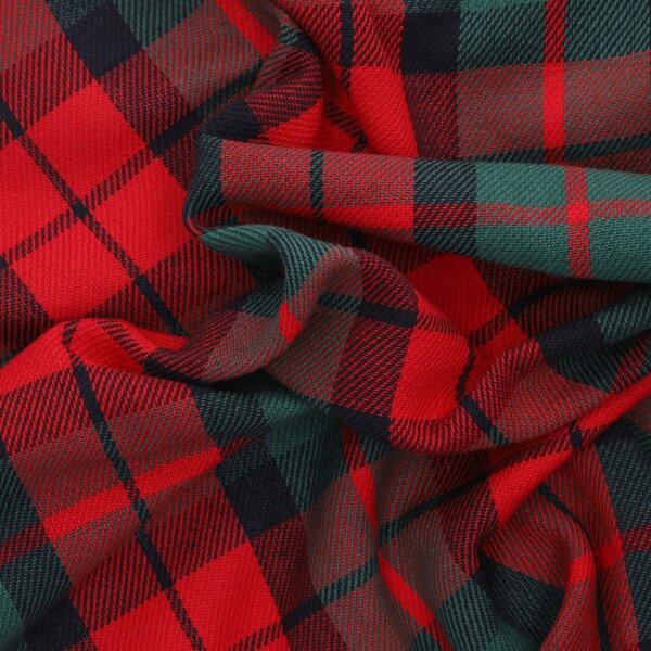 Sada kuchyňských utěrek TARTAN zelená / červená 944820