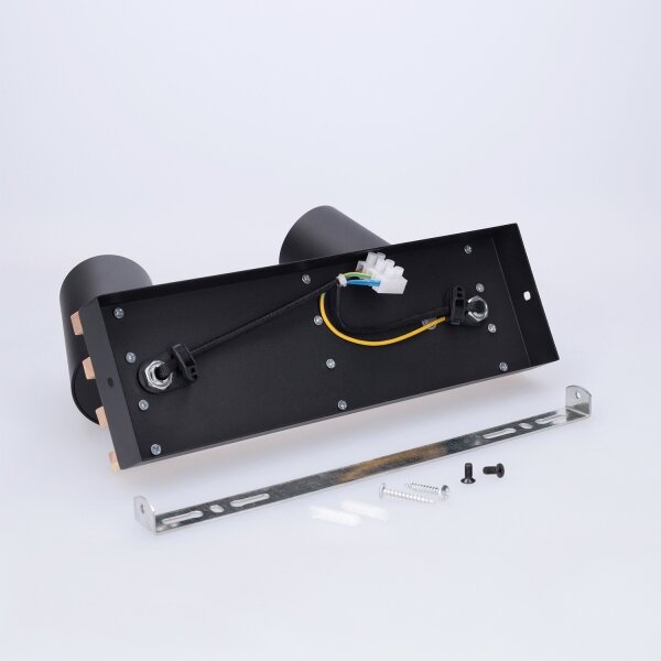 Brilagi - Bodové svítidlo SELE WOOD ACOUSTIC 2xGU10/30W/230V černá/dřevo
