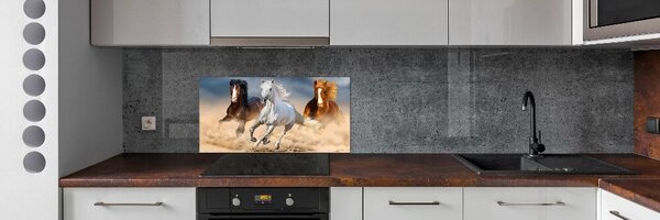 Panel do kuchyně Koně na poušti pksh-114734270