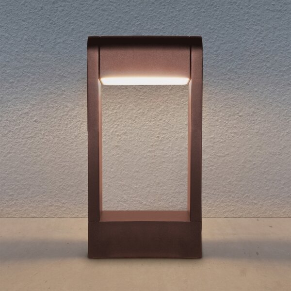 Brilagi - LED Venkovní lampa CROTONE LED/7W/230V hnědá IP54 30 cm