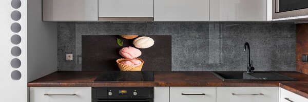 Dekorační panel sklo Zmrzlina v oplátce pksh-114775642
