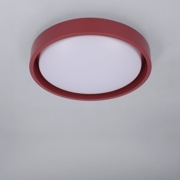Brilagi - LED Stropní svítidlo MATTEO LED/24W/230V pr. 31 cm červená