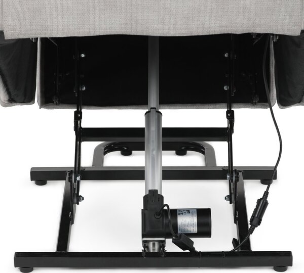 TV křeslo ZIKMUND s elektrickým polohováním — látka, krémová
