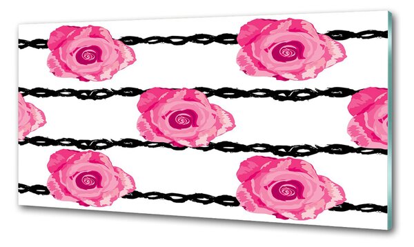 Skleněný panel do kuchyně Růže pksh-114999379