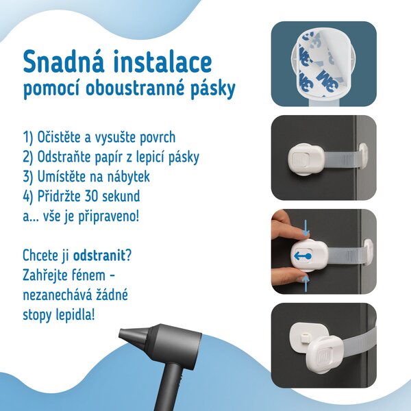 Sipo SBS-218 univerzální dětská pojistka 6 kusů