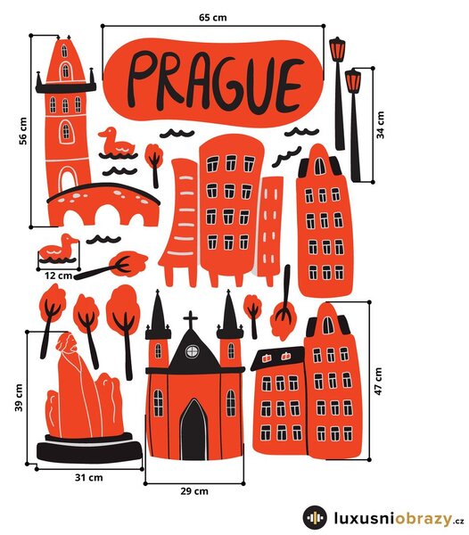 Samolepky na zeď – Praha I