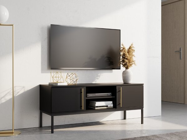 TV stolek LANZZI 120x40 cm, černý