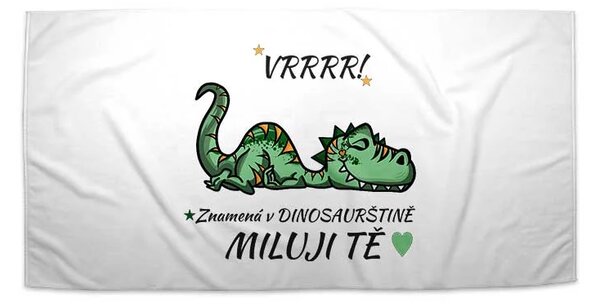 Sablio Ručník Dinosaurus - 30x50 cm