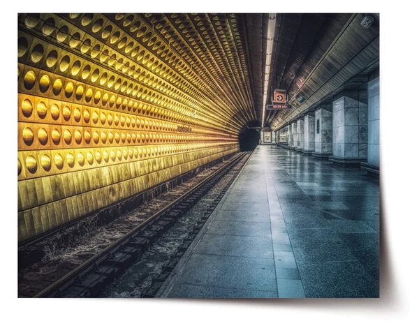 Sablio Plakát Pražské metro - 60x40 cm