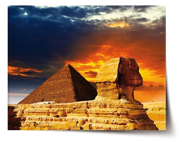Sablio Plakát Pyramidy - 60x40 cm