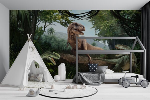 Fototapeta Dinosaurus v lese, Fototapety se zvířaty, Populární fototapety, u36756 - Tapeko.co.cz