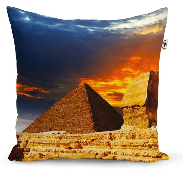 Sablio Polštář Pyramidy - 40x40 cm