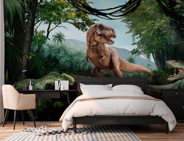 Fototapeta Dinosaurus v lese, Fototapety se zvířaty, Populární fototapety, u36756 - Tapeko.co.cz
