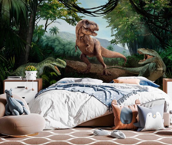 Fototapeta Dinosaurus v lese, Fototapety se zvířaty, Populární fototapety, u36756 - Tapeko.co.cz