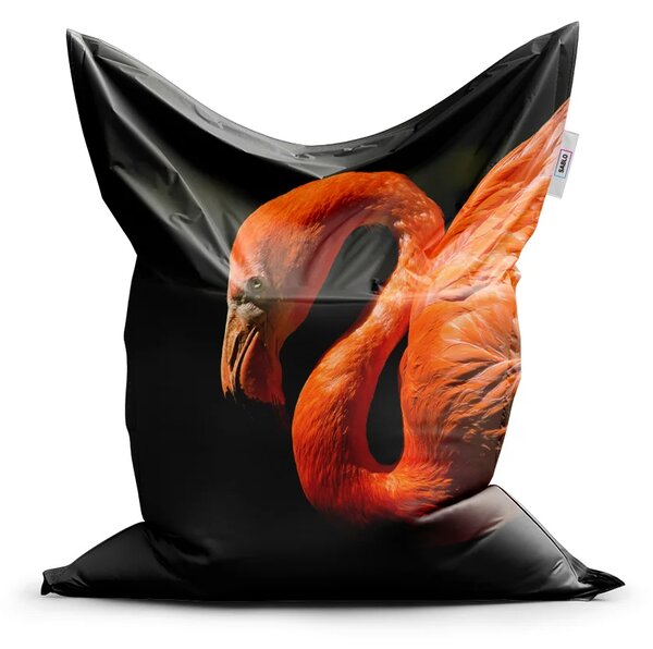Sablio Sedací vak Classic Plameňák - 150x100 cm