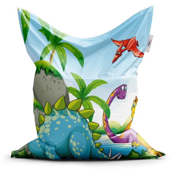 Sablio Sedací vak Classic Dinosauři 3 - 150x100 cm