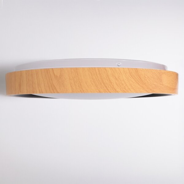 Brilagi - LED Stmív. strop. svítidlo FLOCO LED/48W/230V pr. 40 cm dřevo/černá+DO
