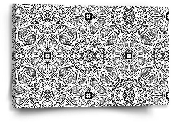 Sablio Obraz Bílé mehendi - 60x40 cm