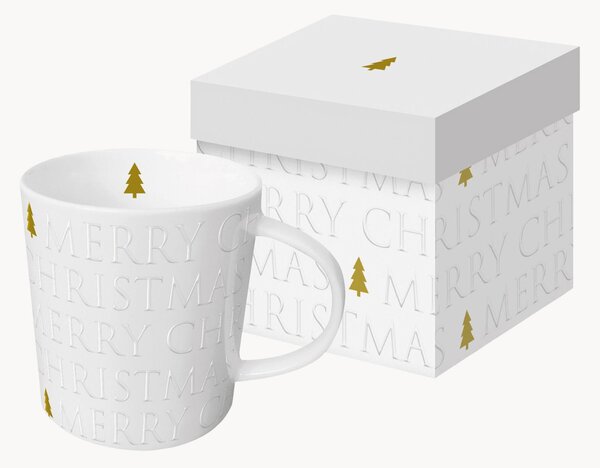 Vánoční hrnek z kostního porcelánu Trend