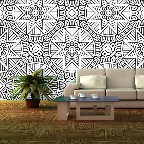 Sablio Tapeta Hvězdy mehendi - 125x75 cm