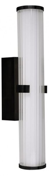 Searchlight 63125-1BK Nástěnné LED svítidlo CLAMP černé 43cm IP44