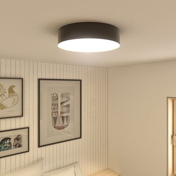 COIMBRA stropní černá 230V LED 24W 3000K (bez závěsné sady) - RED - DESIGN RENDL