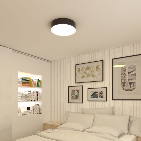 COIMBRA stropní černá 230V LED 24W 3000K (bez závěsné sady) - RED - DESIGN RENDL