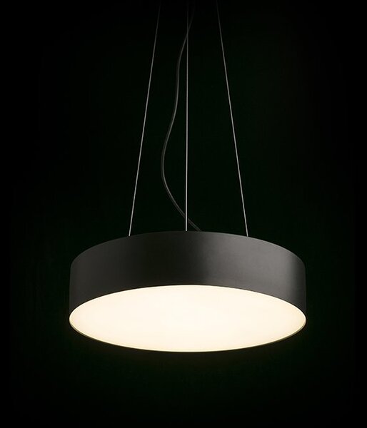 COIMBRA stropní černá 230V LED 24W 3000K (bez závěsné sady) - RED - DESIGN RENDL