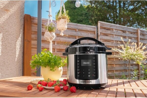 Concept CK8001 - Multifunkční elektrický tlakový hrnec 5,6 l 1000W/230V Wi-Fi