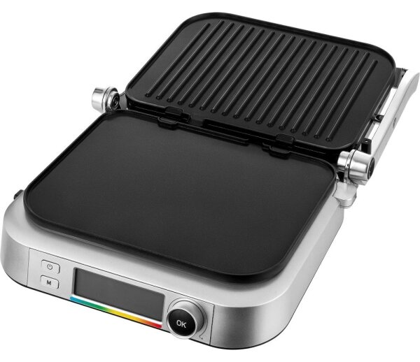 Sencor - Kontaktní gril 2100W/230V matný chrom