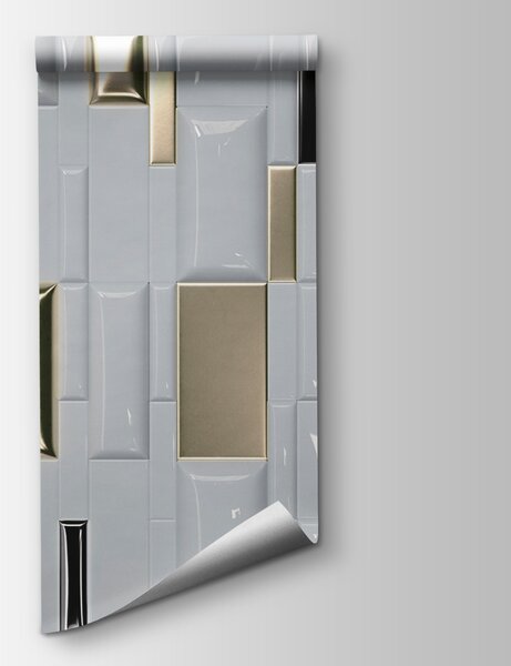 Fototapeta Třpytivé dlaždice v geometrickém uspořádání, 3D fototapety, Populární fototapety, u37986 - Tapeko.co.cz