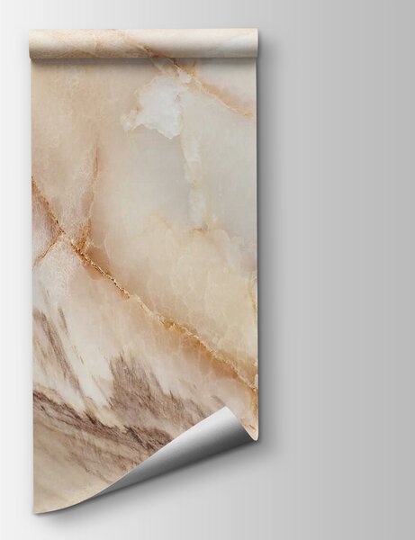Fototapeta Přírodní kámen s jemnými, plynulými vzory, Mramorové fototapety, Populární fototapety, u38283 - Tapeko.co.cz