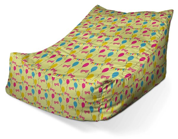 Sablio Sedací vak Lounge Nafukovací balonky - 80 x 95 x 50 cm
