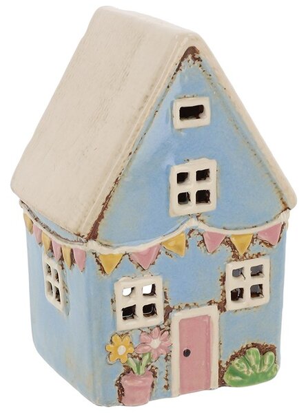 Keramický svícen Domek 15 cm