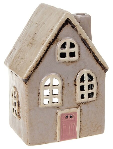 Keramický svícen Domek 16 cm
