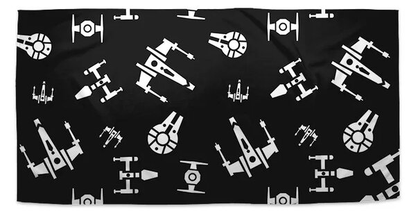 Sablio Ručník Star Wars Vesmírné lodě Pattern - 30x50 cm