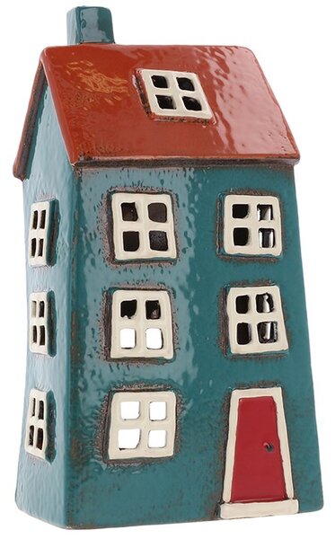 Keramický svícen Domek 26 cm