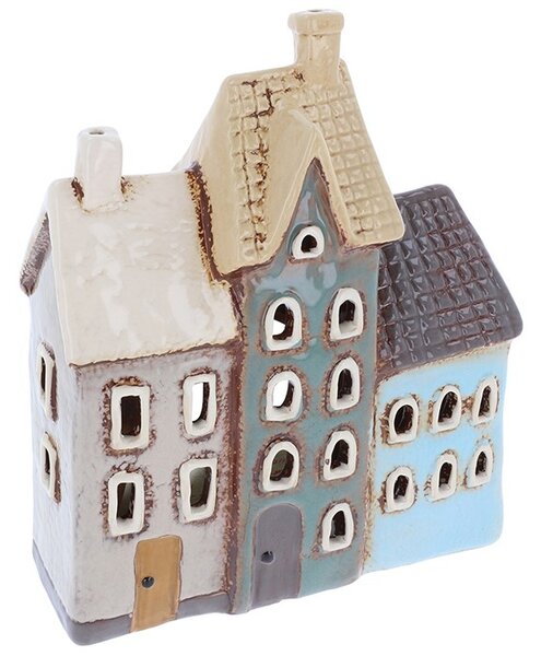 Keramický svícen Domek 20 cm