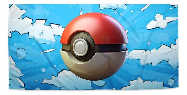 Sablio Ručník Pokemon ball Obloha - 30x50 cm