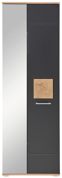 SKŘÍŇ NA ODĚV, černá, dub artisan, 65/195/38 cm Xora - Šatní skříně, Online Only