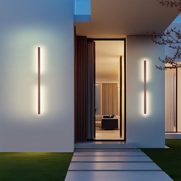 Brilagi - LED Venk. nást. svít. LUNA LED/24W/230V 3000K IP65 100 cm hnědá CRI 90